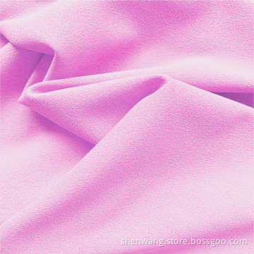 Baby Pink Polyester DTY klädsel stretchtyger